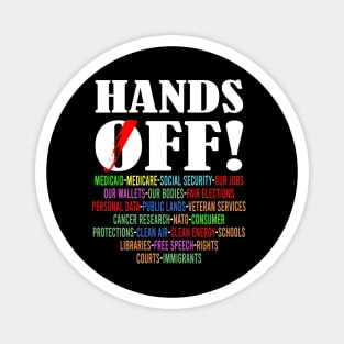 Hands-Off-Protest Magnet